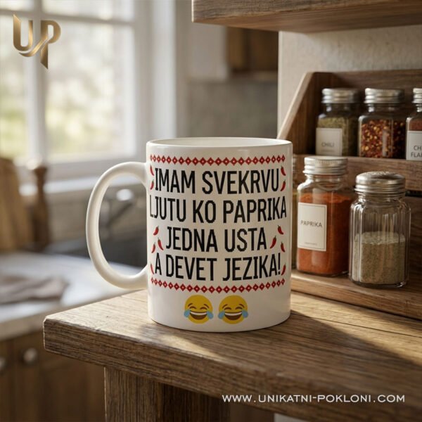 Poklon za svekrvu - fora keramička šalica - Unikatni pokloni Poklon za svekrvu - personalizirani pokloni za svekrve