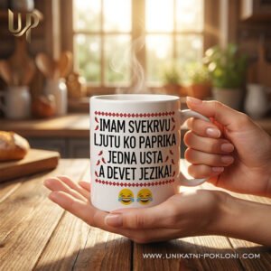 Poklon za svekrvu - fora keramička šalica - Unikatni pokloni Što pokloniti svekrvi - personalizirani pokloni za svekrvu