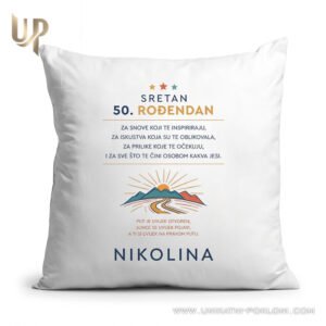 originalan poklon za okrugli rođendan s posvetom