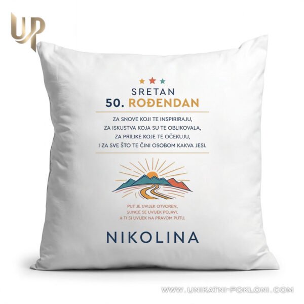 originalan poklon za okrugli rođendan s posvetom