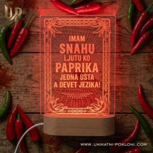 Poklon za snahu - Personalizirana LED lampa - Unikatni pokloni originalan poklon za snahu