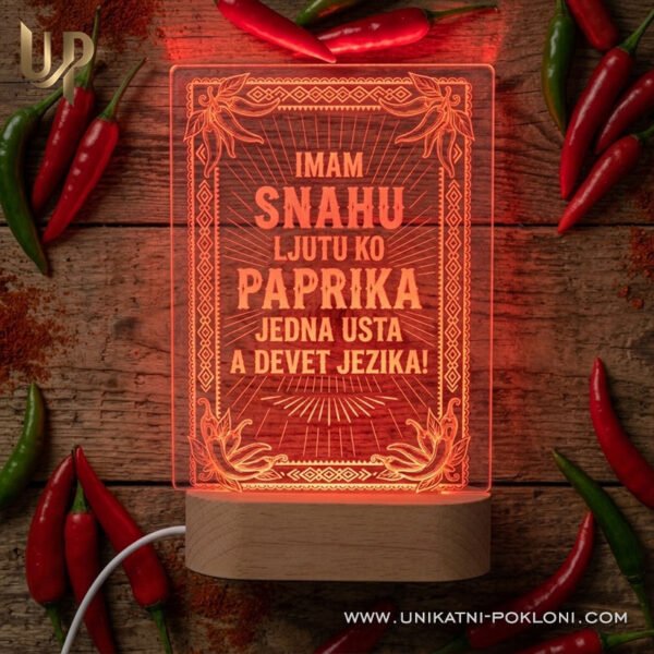 Poklon za snahu - Personalizirana LED lampa - Unikatni pokloni originalan poklon za snahu