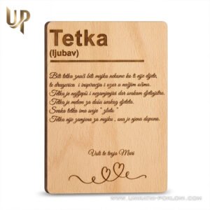 Unikatni pokloni! Vaši pokloni postaju uspomene! - Unikatni pokloni personalizirani poklon za tetku - unikatni poklon za tetku
