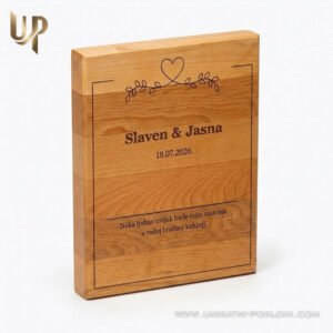 Personalizirani poklon za ljubitelje kuhanja - Personalizirana drvena daska za rezanje - Unikatni pokloni poklon za ljubitelje kuhanja s posvetom