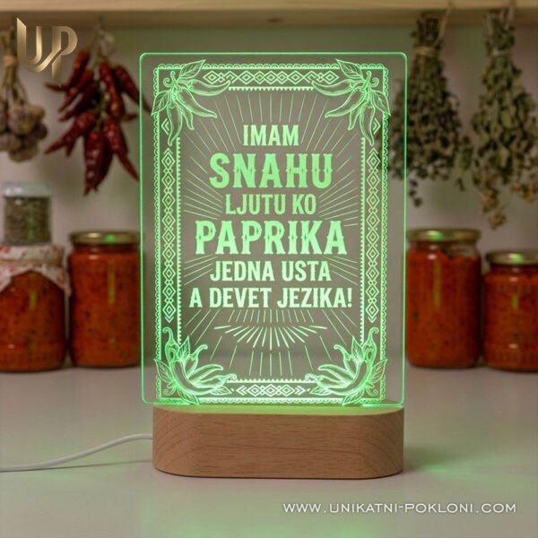 Poklon za snahu - Personalizirana LED lampa - Unikatni pokloni smiješan poklon za snahu