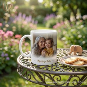 Personalizirani poklon za baku - šalica s fotografijom i posvetom - Unikatni pokloni što pokloniti baki