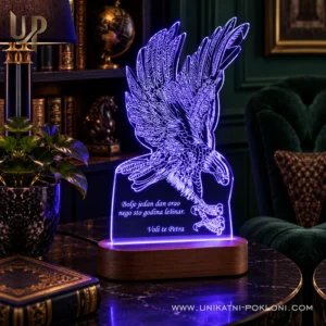 Poklon za ljubitelje orlova - LED lampa Orao - Unikatni pokloni Najbolji poklon za ljubitelja ptica i orlova