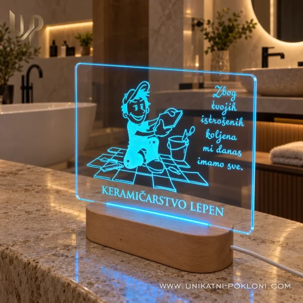 Personalizirani poklon za keramičara s imenom i tekstom po želji