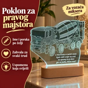 Poklon vozaču miksera zarođendan, mirovinu ili godišnjicu rada