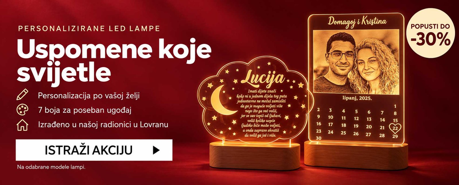 Unikatni pokloni! Vaši pokloni postaju uspomene! - personalizirani poklon