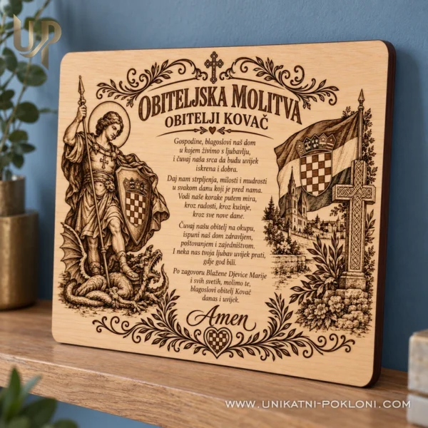 obiteljska-molitva-personalizirana-drvena-plaketa